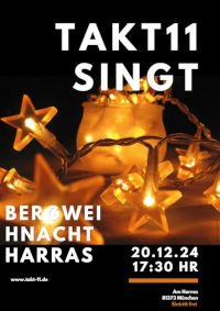 2024: Takt 11 bei der Sendlinger Bergweihnacht 2024: Takt 11 bei der Sendlinger Bergweihnacht